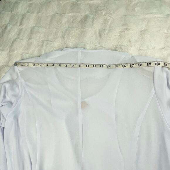 🔥Tally Taylor Paris Rome Nun Priest Church Cross White Robe Women Size 20W - Picture 11 of 14